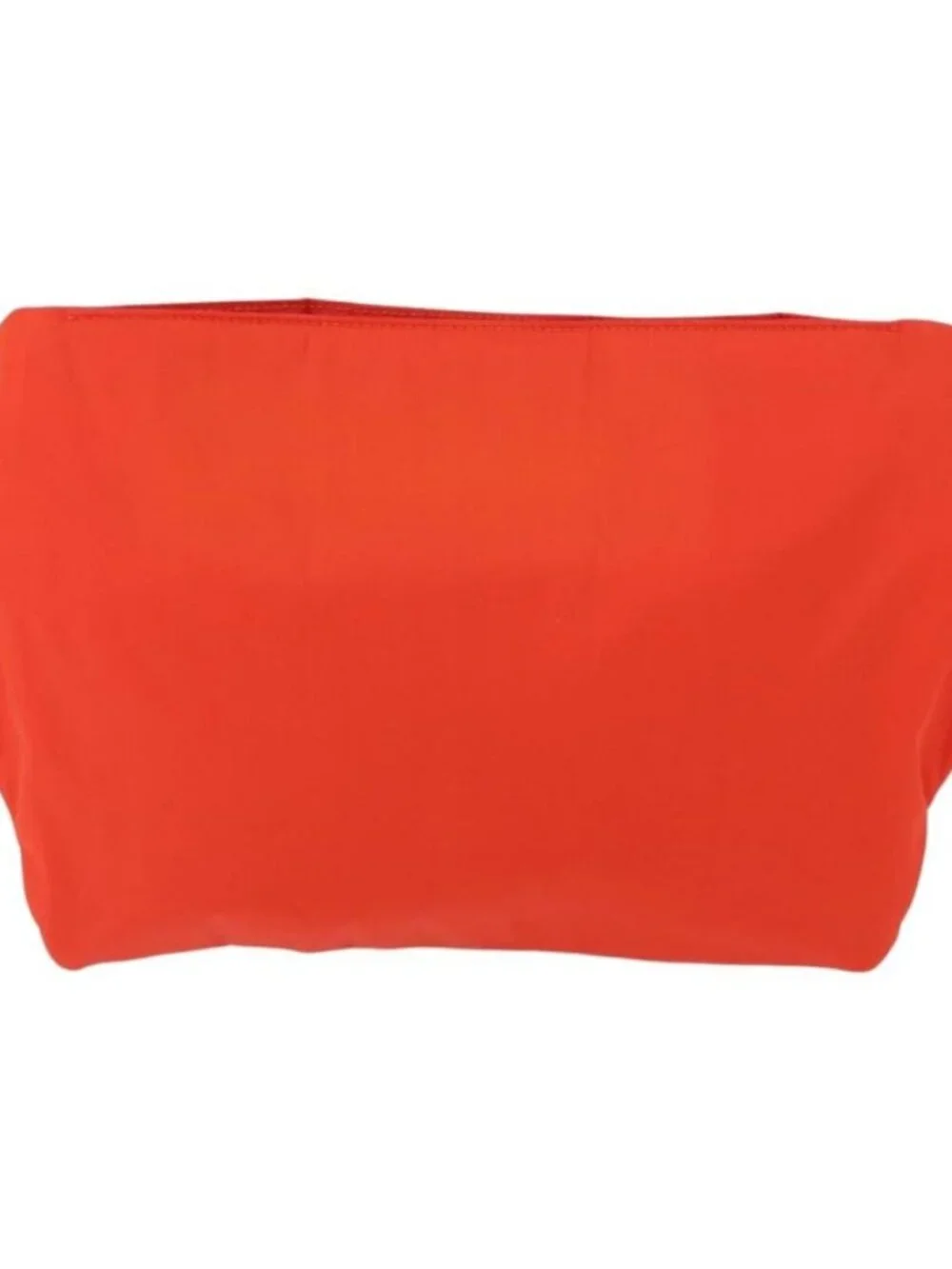 PRADA Sports Body Bag Nylon Orange Silver Auth 172265